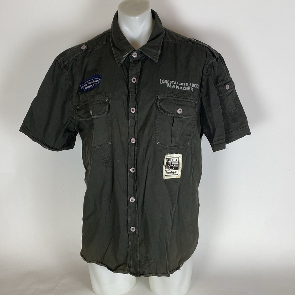 Toxic Waste Los Angeles - Short Sleeve Button Down Shirt Men’s-Size 4XL